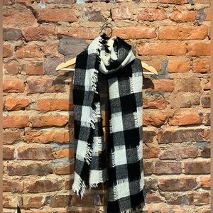Madewell Plaid Wool Scarf